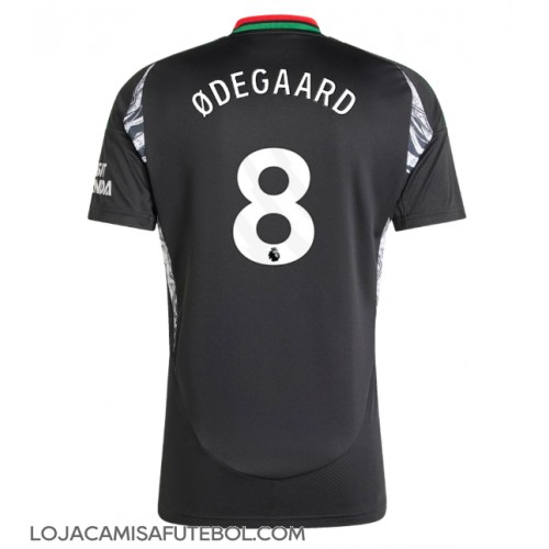 Camisa de Futebol Arsenal Martin Odegaard #8 Equipamento Secundário 2024-25 Manga Curta